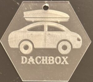 Schlüsselanhänger Dachbox